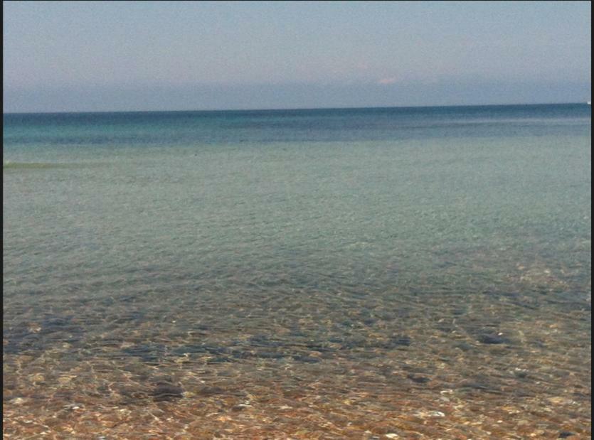 Magnificent Seascape Villa On A Secluded Beach Nea Moudania Bagian luar foto